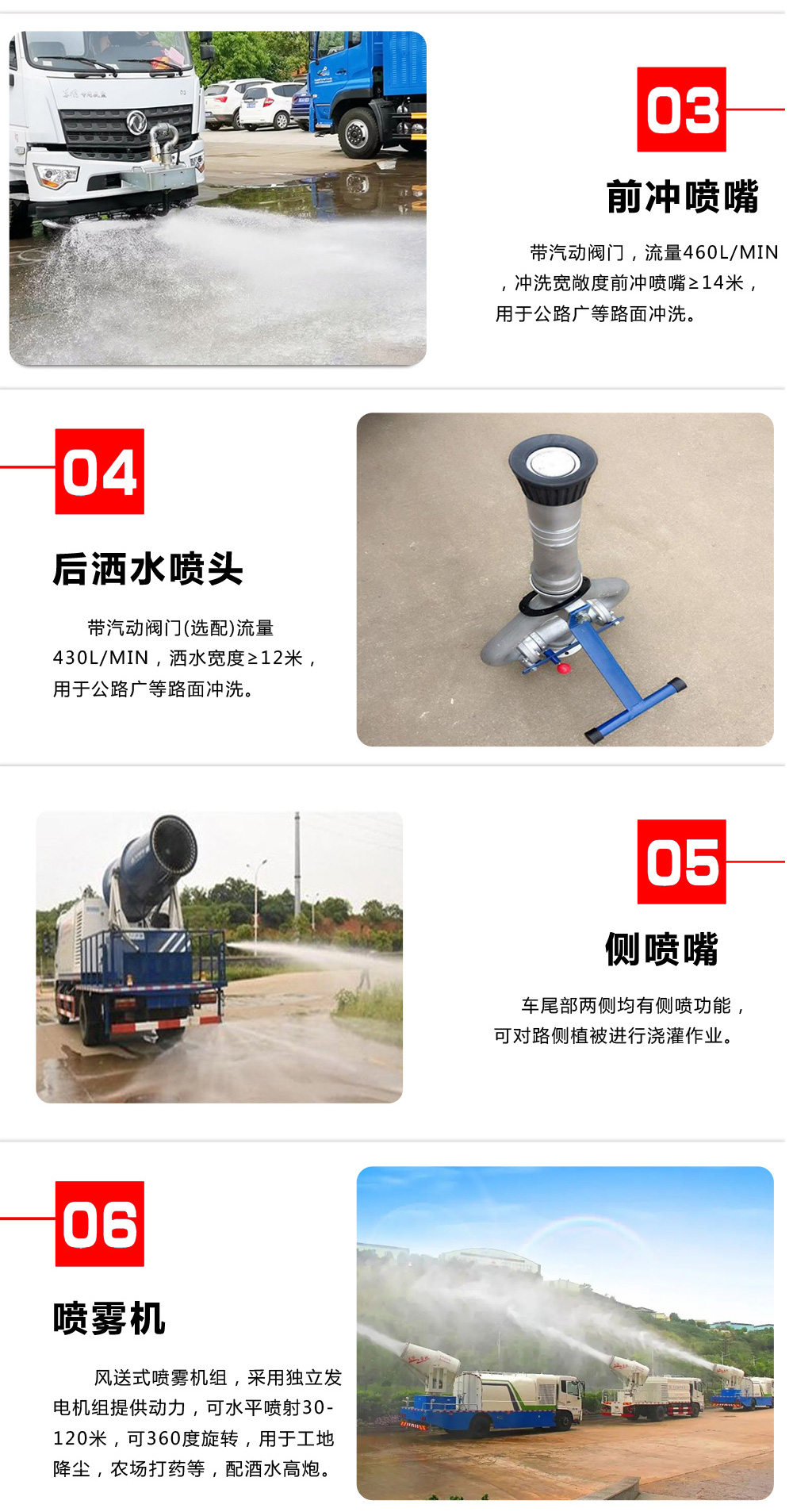 東風小多利卡5噸噴霧灑水車